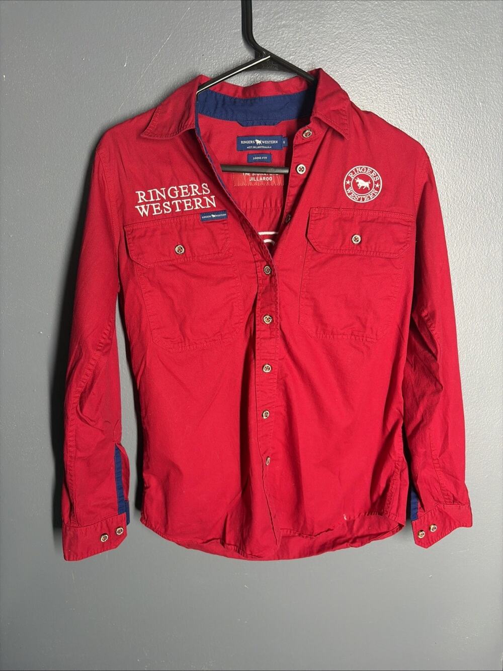 Ringers Western Wear The Signature Jillaroo Rodeo Shirt size 6